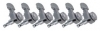 Fender Locking Stratocaster/ Telecaster Staggered Tuning Machines, Brushed Chrome Fender Locking Stratocaster/ Telecaster Staggered Tuning Machines, Brushed Chrome